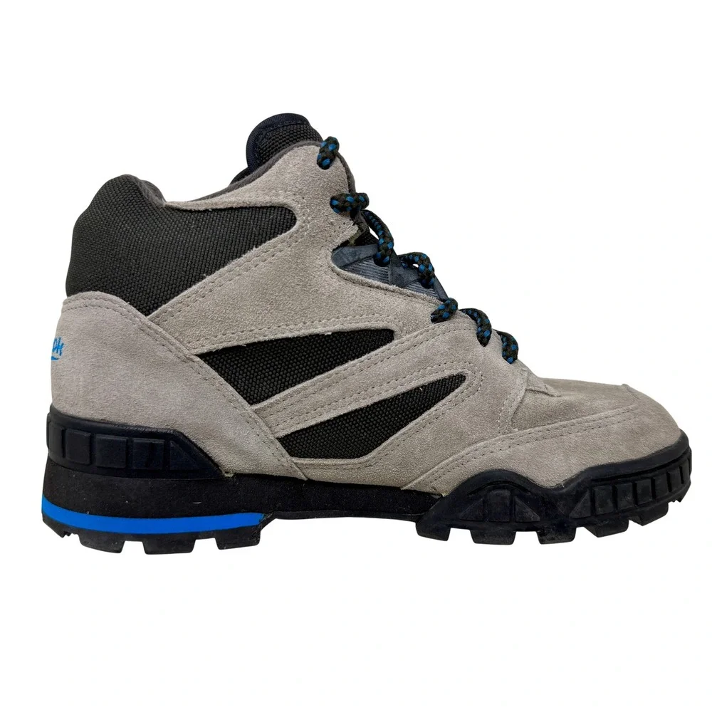 Vintage Reebok RA 308 WFC Men's 7 Grey Blue Suede Trail Hiking Boots Retro 90s